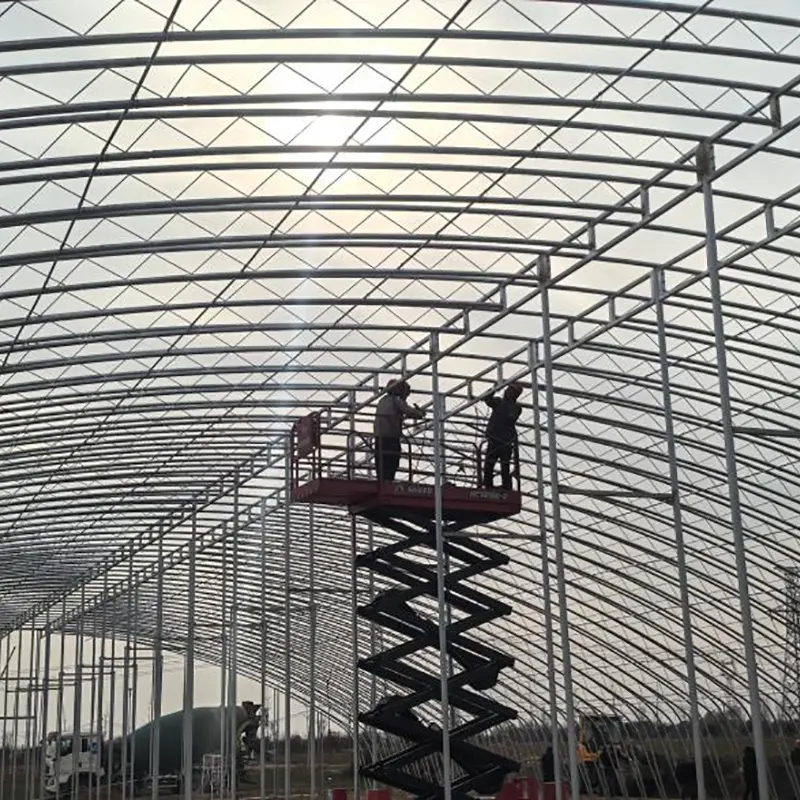 Welded Steel Truss Arch Solar Greenhouse